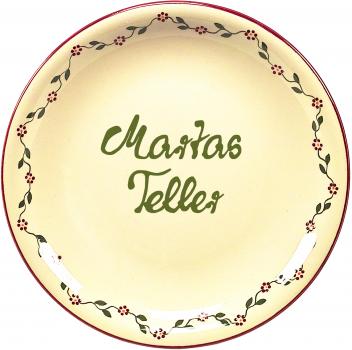 Dessert Plate 19 mit Schrift (2 Zeilen)