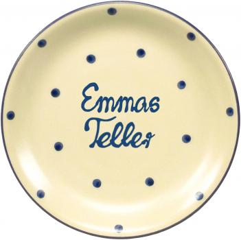 Dessert Plate 19 mit Schrift (2 Zeilen)