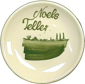 Dessert Plate 19 mit Schrift (2 Zeilen)