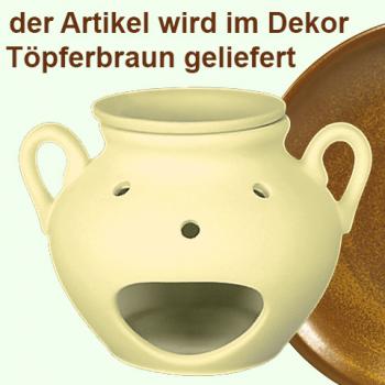 Duftlampe braun