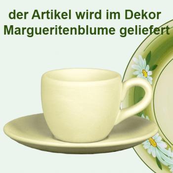 Espresso komplett Dekor Margueritenblume