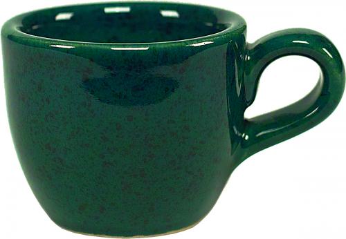 Espresso-Tasse grün Sprenkel