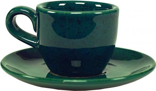 Espresso komplett grün Sprenkel