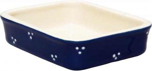 Fischbüchse 12,5 x 8 blau 3 Punkt
