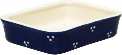 Fischbüchse 12,5 x 8 blau 3 Punkt