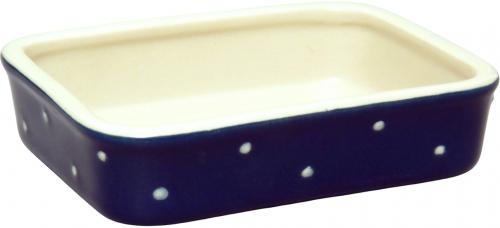 Fischbüchse 12,5 x 8 blau 1 Punkt