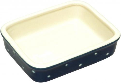 Fischbüchse 12,5 x 8 blau 1 Punkt