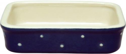 Fischbüchse 12,5 x 8 blau 1 Punkt
