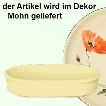 Fischbüchse oval Mohn