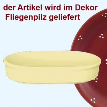 Fischbüchse oval Fliegenpilz