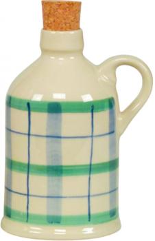 Flasche 0,5 karo grün-blau