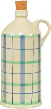 Flasche 1,3 karo grün-blau
