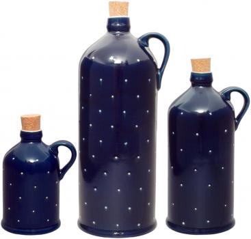 Flasche 2,5 blau 3 Punkt