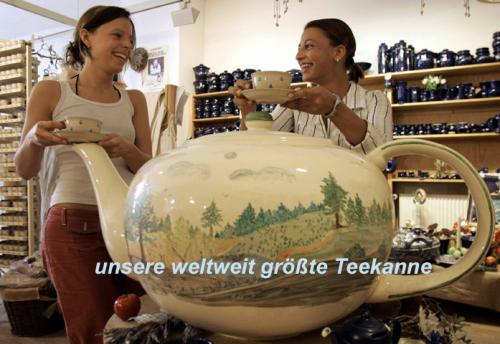 Teekanne 0,4 Vergiss-meinnicht bordeaux