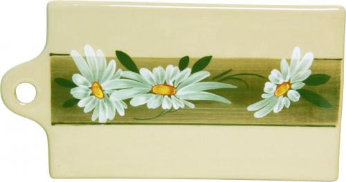 Frühstücksbrett Dekor Margueritenblume