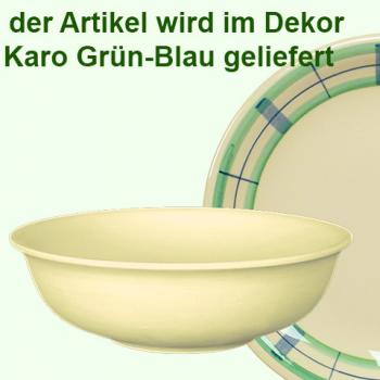 Gemüseschüssel 24 karo grün-blau