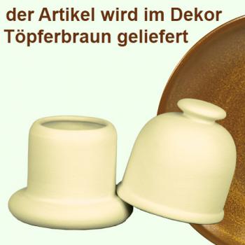 Gewürzdose II mit Haube braun