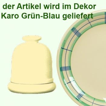 Gewürzdose II karo grün-blau