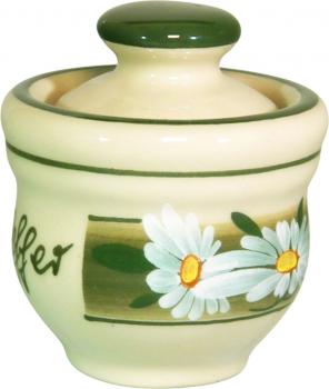 Gewürzdose I Dekor Margueritenblume