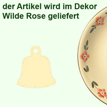 Glocke 5 cm Wilde Rose