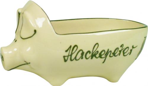 Hackepeterschwein Dekor Margueritenblume