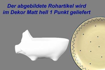 Hackepeterschwein matt hell 1 Punkt