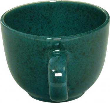 Jumbotasse grün Sprenkel