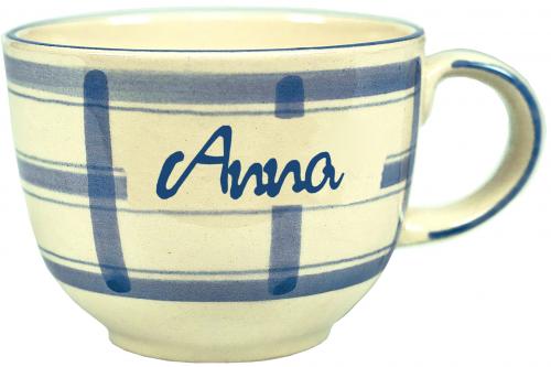 Jumbotasse mit Schrift