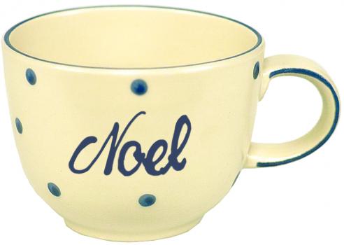 Jumbotasse mit Schrift