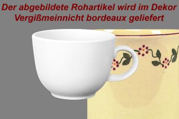 Jumbotasse Vergissmeinnicht bordeaux