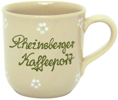 Kaffeebecher mit Schrift (2 Zeilen)