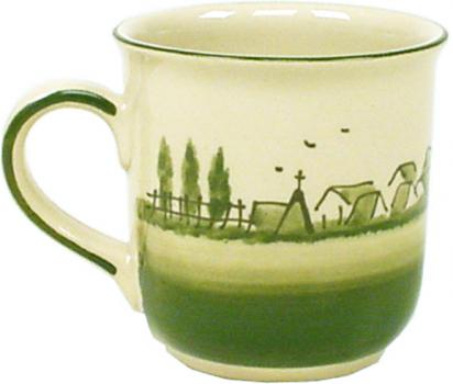 Kaffeebecher mit Schrift (2 Zeilen)