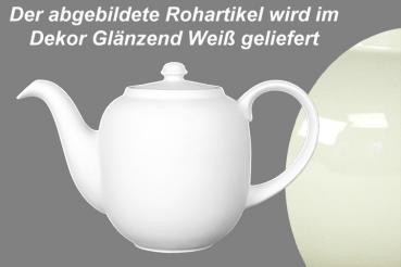 Kaffeekanne 0,9 l glänzend weiß