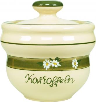 Kartoffeltopf Dekor Margueritenblume