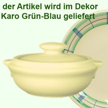 Keksdose karo grün-blau