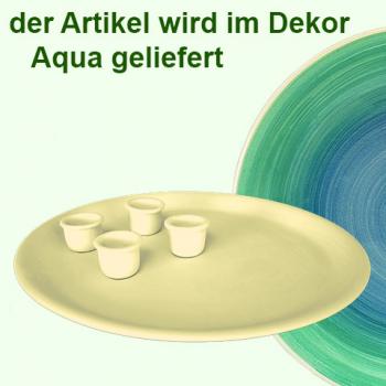 Kerzenteller Aqua