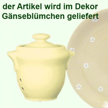 Knoblauchtopf Gänseblümchen