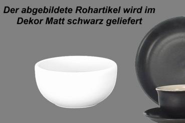 Kompottschale matt schwarz