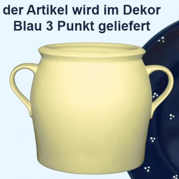 Krug Frieda 1,5 blau 3 Punkt