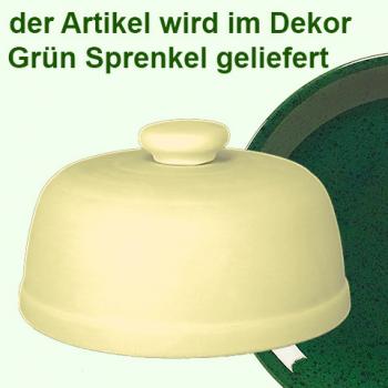 Käseglocke 20 obere grün Sprenkel