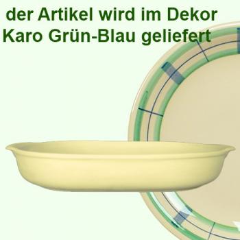 Lasagne 40 karo grün-blau