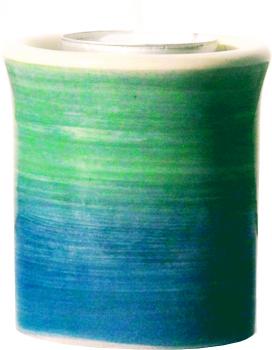 Leuchter Teelicht 7,5 Aqua