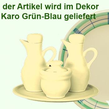 Menage karo grün-blau