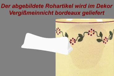 Messerbänkchen Vergissmein-nicht bordeaux