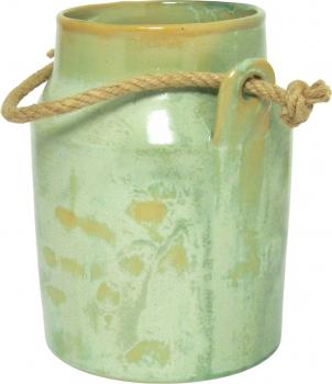 Milk can 23 cm Mint