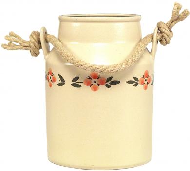 Milchkanne H 18 cm Wilde Rose