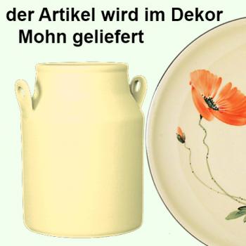 Milchkanne H 23 cm Mohn