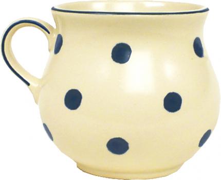 Mollytasse mit Schrift (1 Zeile) Elli blau