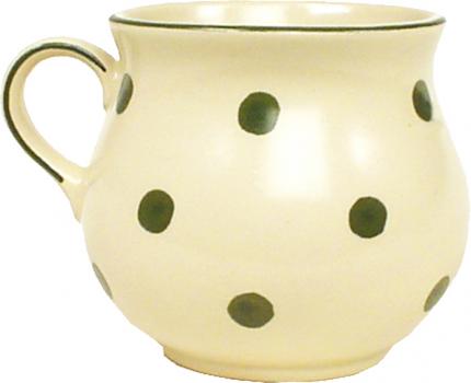 Mollytasse mit Schrift (2 Zeilen) Elli grün