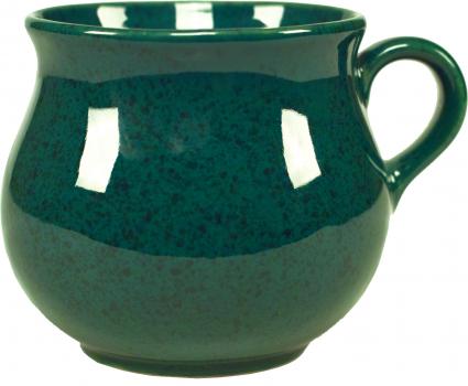 Mollytasse grün Sprenkel